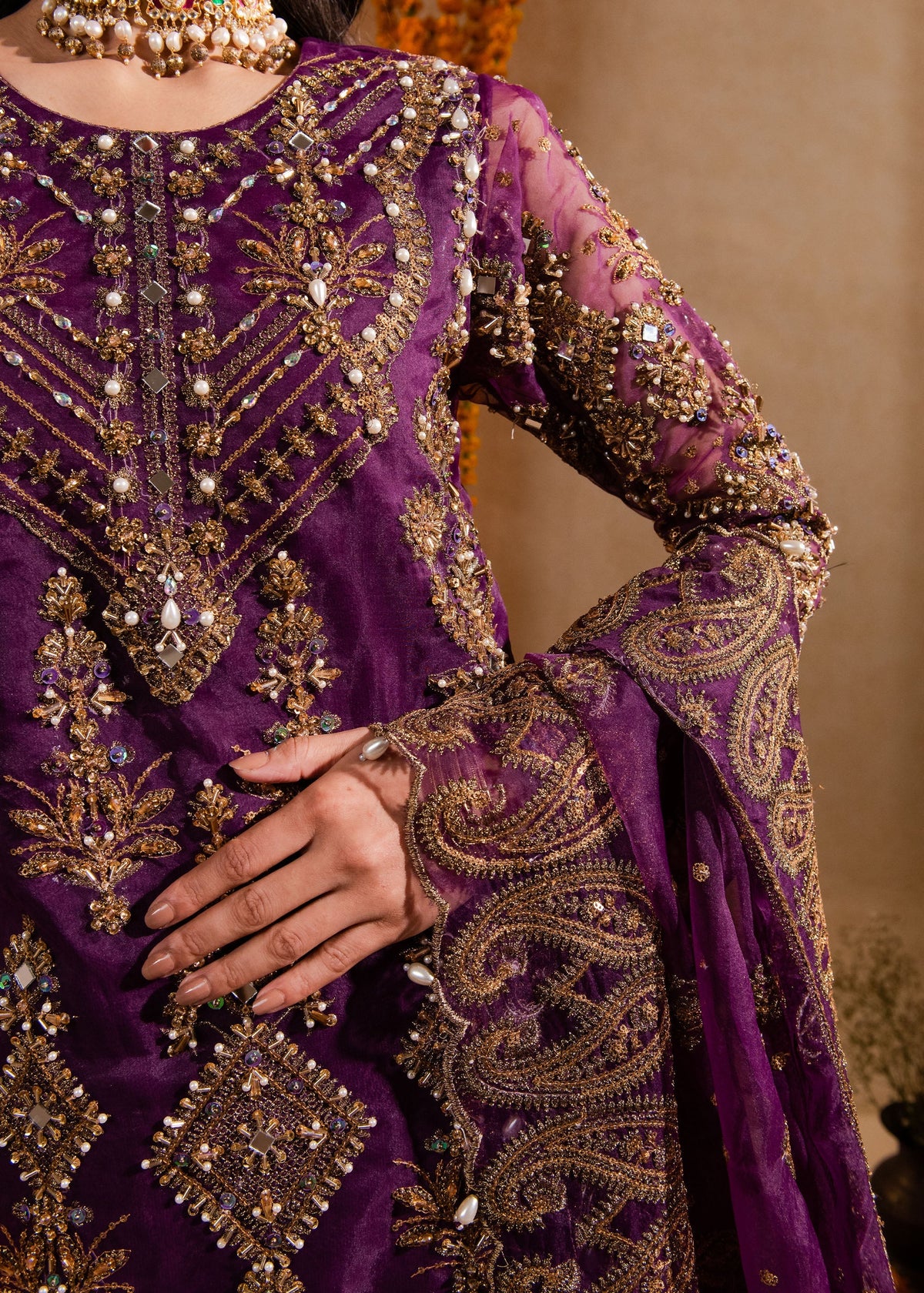 Maria Osama Khan | Sajni Wedding Festive | Yashfa by Maria Osama Khan - Designer Dress - Type: Ladies Clothes - Available at Libayah - 100% Original