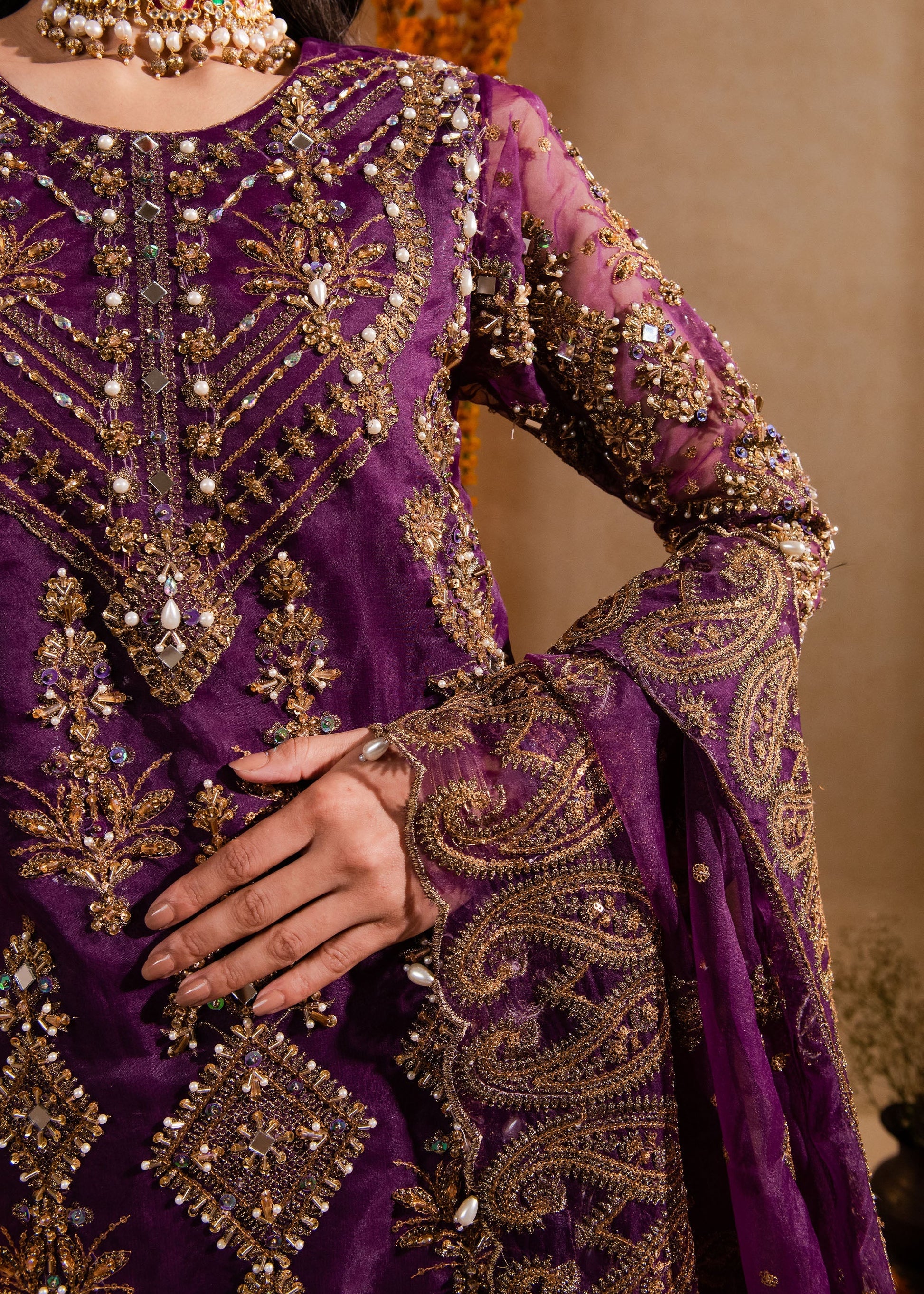 Maria Osama Khan | Sajni Wedding Festive | Yashfa by Maria Osama Khan - Designer Dress - Type: Ladies Clothes - Available at Libayah - 100% Original