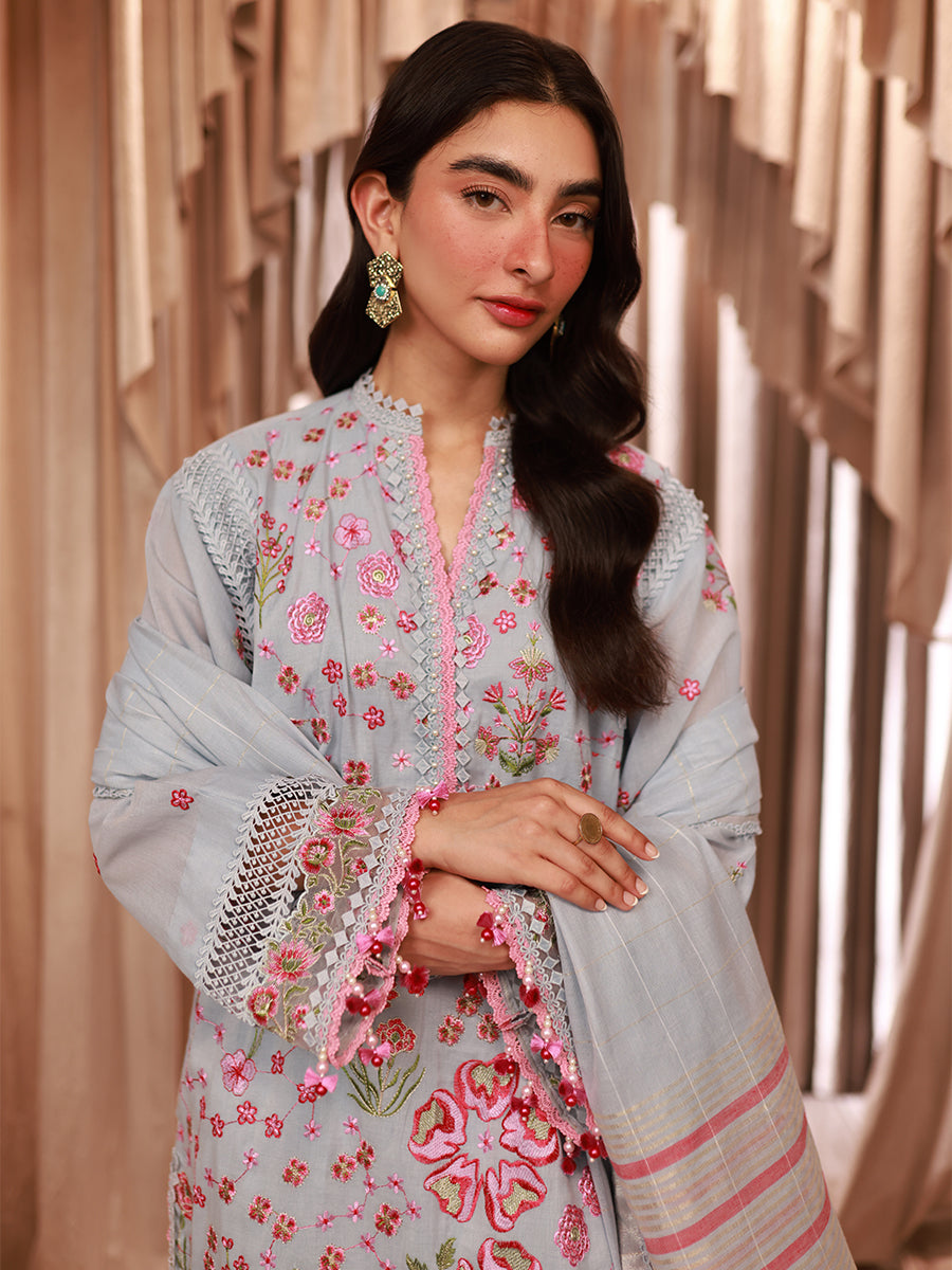 Salitex | Varya Luxury Lawn | D02 by Salitex - Designer Dress - Type: Luxury - Available at Libayah - 100% Original