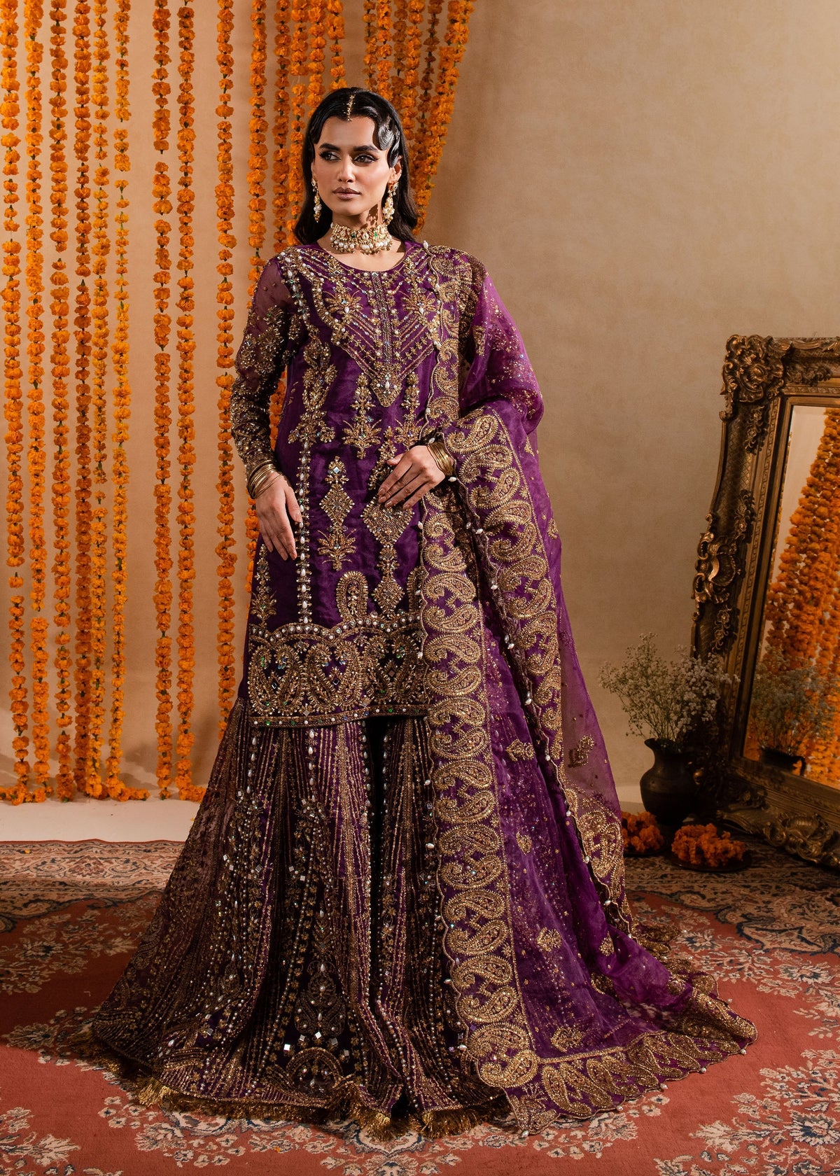 Maria Osama Khan | Sajni Wedding Festive | Yashfa by Maria Osama Khan - Designer Dress - Type: Ladies Clothes - Available at Libayah - 100% Original