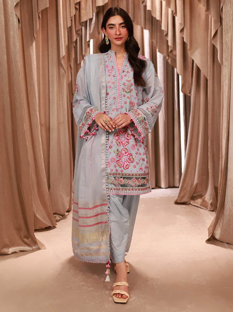 Salitex | Varya Luxury Lawn | D02 by Salitex - Designer Dress - Type: Luxury - Available at Libayah - 100% Original