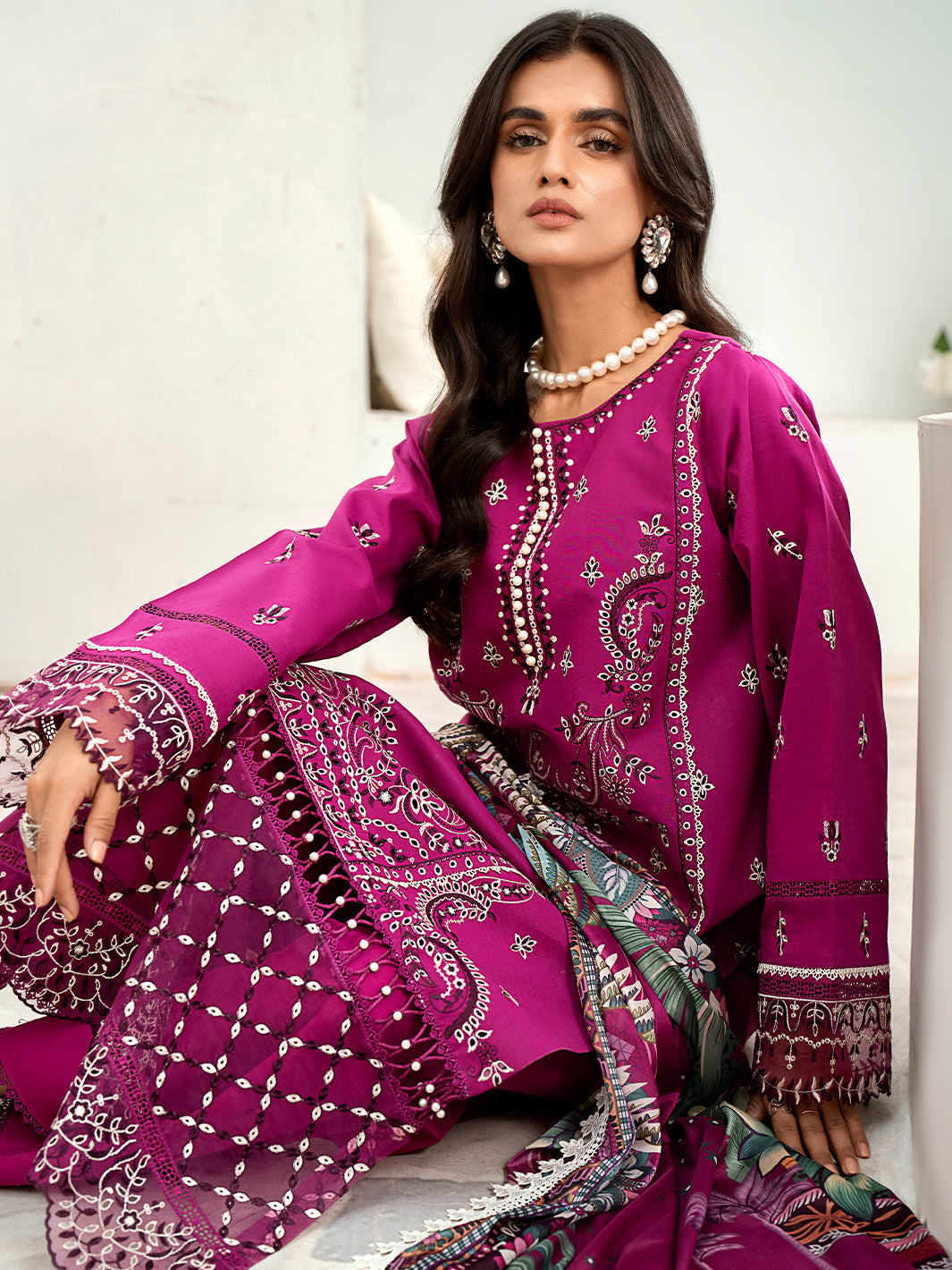 Bin Ilyas | Riwaayst Spring Summer 24 | 302-B by Bin Ilyas - Designer Dress - Type: Ladies Clothes - Available at Libayah - 100% Original