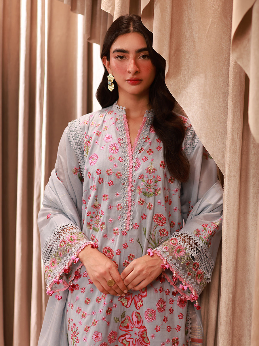Salitex | Varya Luxury Lawn | D02 by Salitex - Designer Dress - Type: Luxury - Available at Libayah - 100% Original