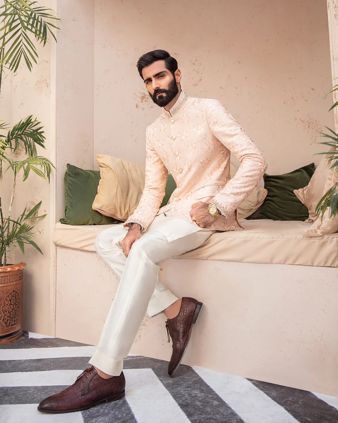 Pakistani Menswear | FSQ-Demir by Libayah Ltd. - Designer Dress - Type: Menswear - Available at Libayah - 100% Original