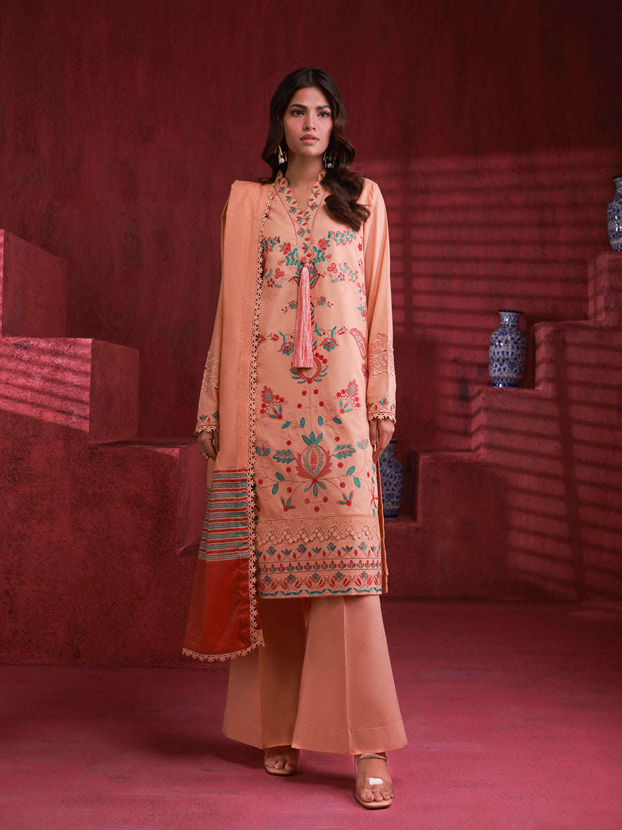 Salitex | Zaria Luxury Lawn | A02 by Salitex - Designer Dress - Type: Luxury - Available at Libayah - 100% Original