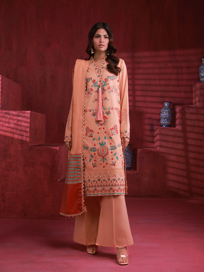 Salitex | Zaria Luxury Lawn | A02 by Salitex - Designer Dress - Type: Luxury - Available at Libayah - 100% Original