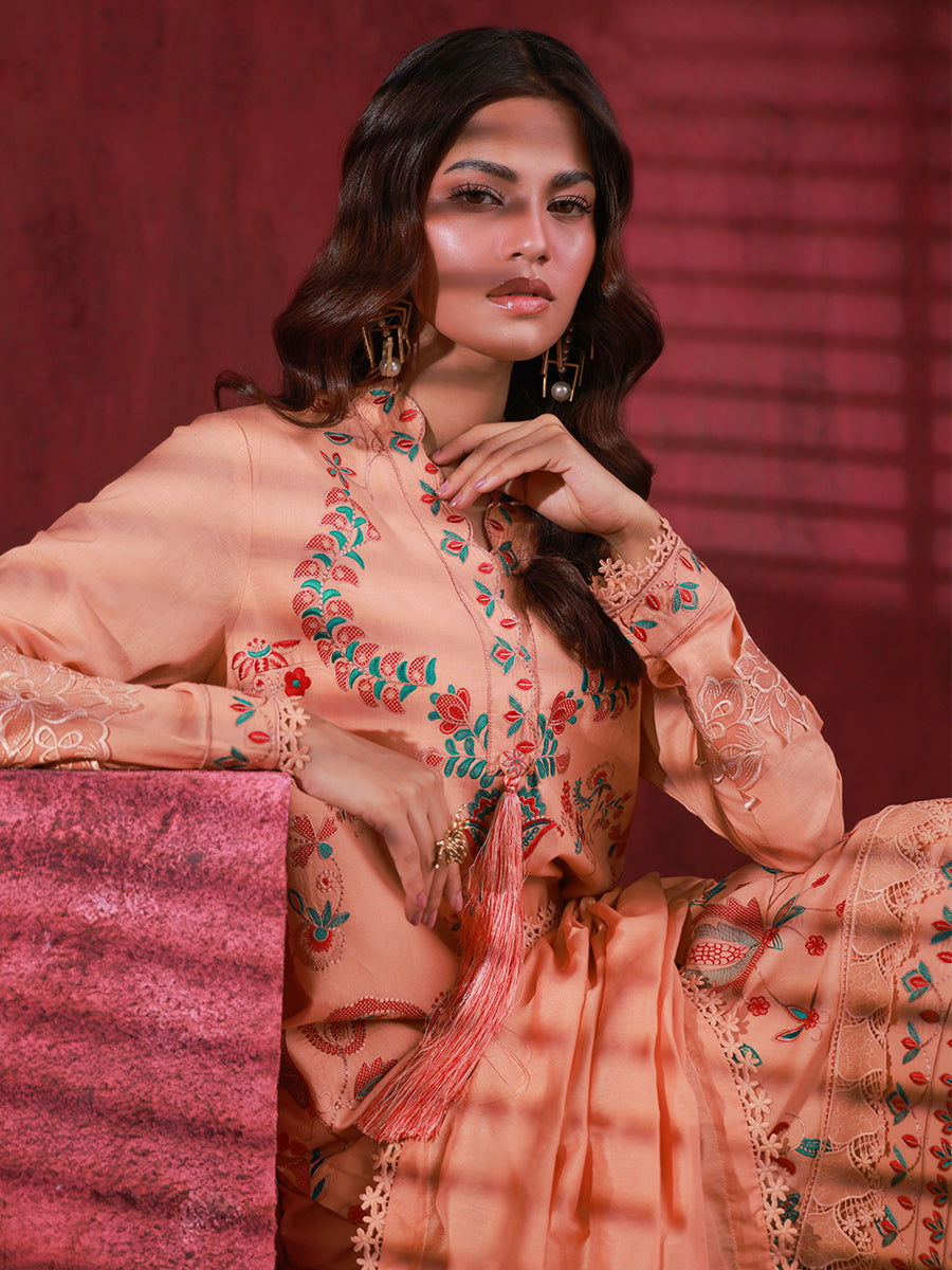 Salitex | Zaria Luxury Lawn | A02 by Salitex - Designer Dress - Type: Luxury - Available at Libayah - 100% Original