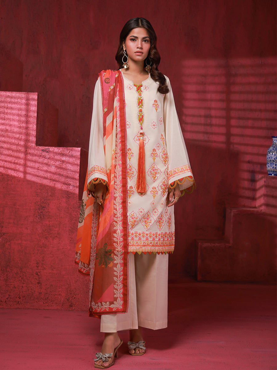 Salitex | Zaria Luxury Lawn | A03 by Salitex - Designer Dress - Type: Luxury - Available at Libayah - 100% Original