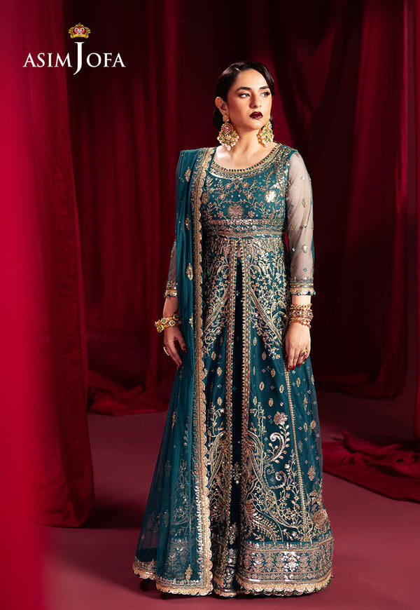 Asim Jofa | Makhmal Formals | AJMV-09 by Asim Jofa - Designer Dress - Type: Ladies Clothes - Available at Libayah - 100% Original