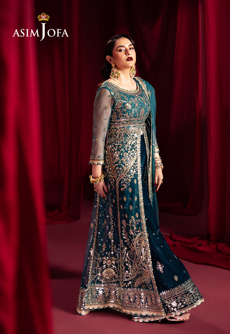 Asim Jofa | Makhmal Formals | AJMV-09 by Asim Jofa - Designer Dress - Type: Ladies Clothes - Available at Libayah - 100% Original