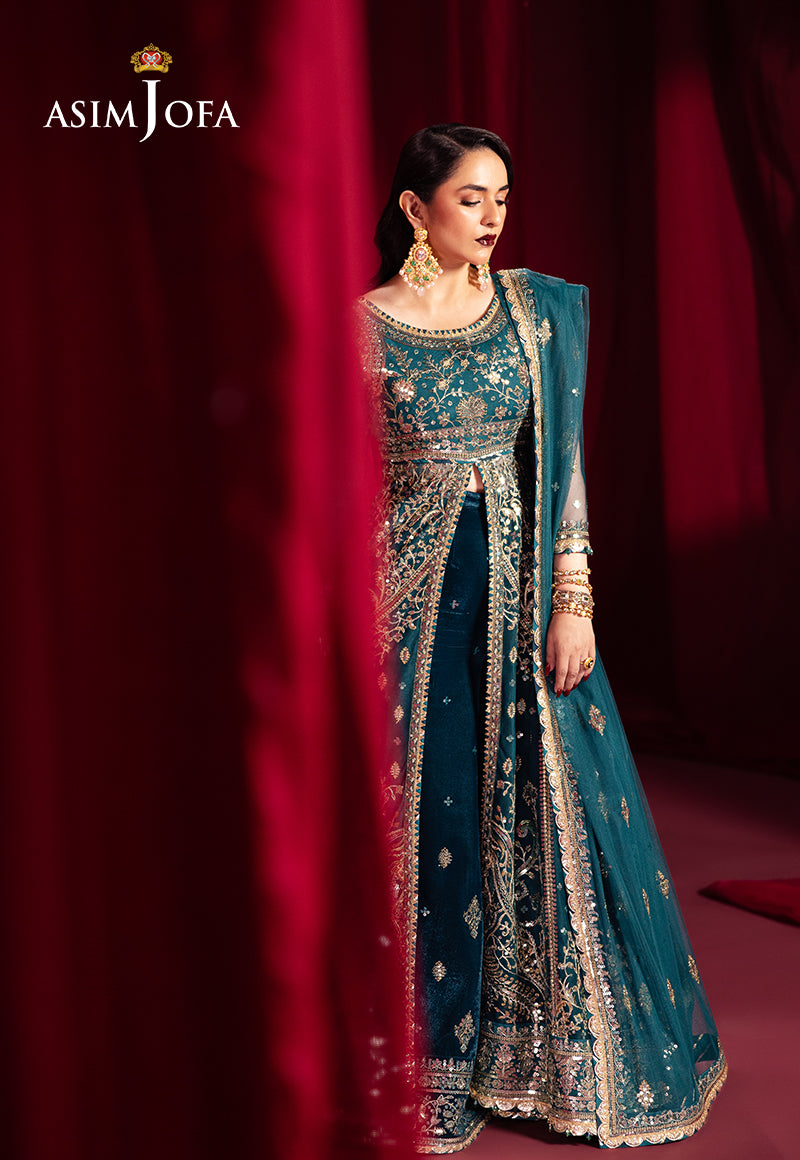 Asim Jofa | Makhmal Formals | AJMV-09 by Asim Jofa - Designer Dress - Type: Ladies Clothes - Available at Libayah - 100% Original