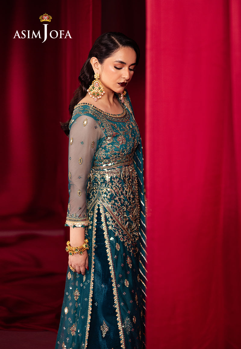 Asim Jofa | Makhmal Formals | AJMV-09 by Asim Jofa - Designer Dress - Type: Ladies Clothes - Available at Libayah - 100% Original