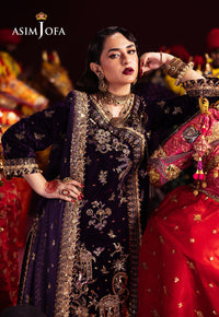 Asim Jofa | Makhmal Formals | AJMV-10 by Asim Jofa - Designer Dress - Type: Ladies Clothes - Available at Libayah - 100% Original