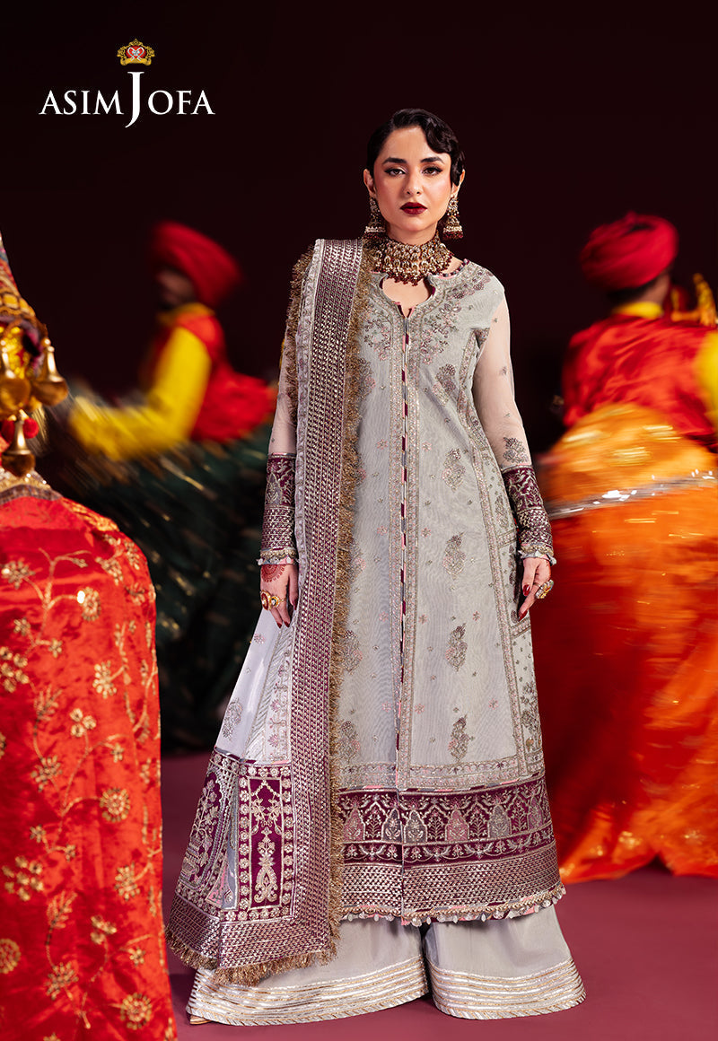 Asim Jofa | Makhmal Formals | AJMV-07 by Asim Jofa - Designer Dress - Type: Ladies Clothes - Available at Libayah - 100% Original