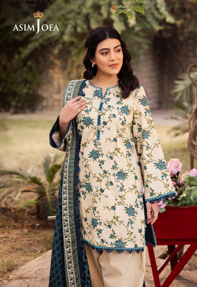 Asim Jofa | Prints Drop 2 | AJUBJ-34 by Asim Jofa - Designer Dress - Type: Ladies Clothes - Available at Libayah - 100% Original