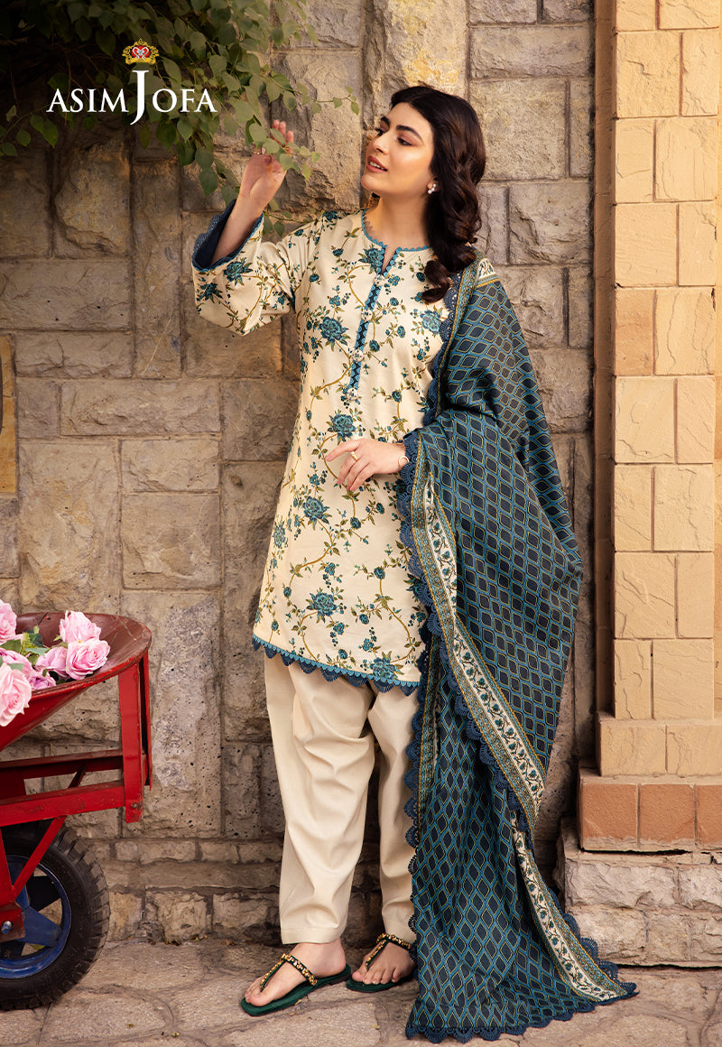 Asim Jofa | Prints Drop 2 | AJUBJ-34 by Asim Jofa - Designer Dress - Type: Ladies Clothes - Available at Libayah - 100% Original