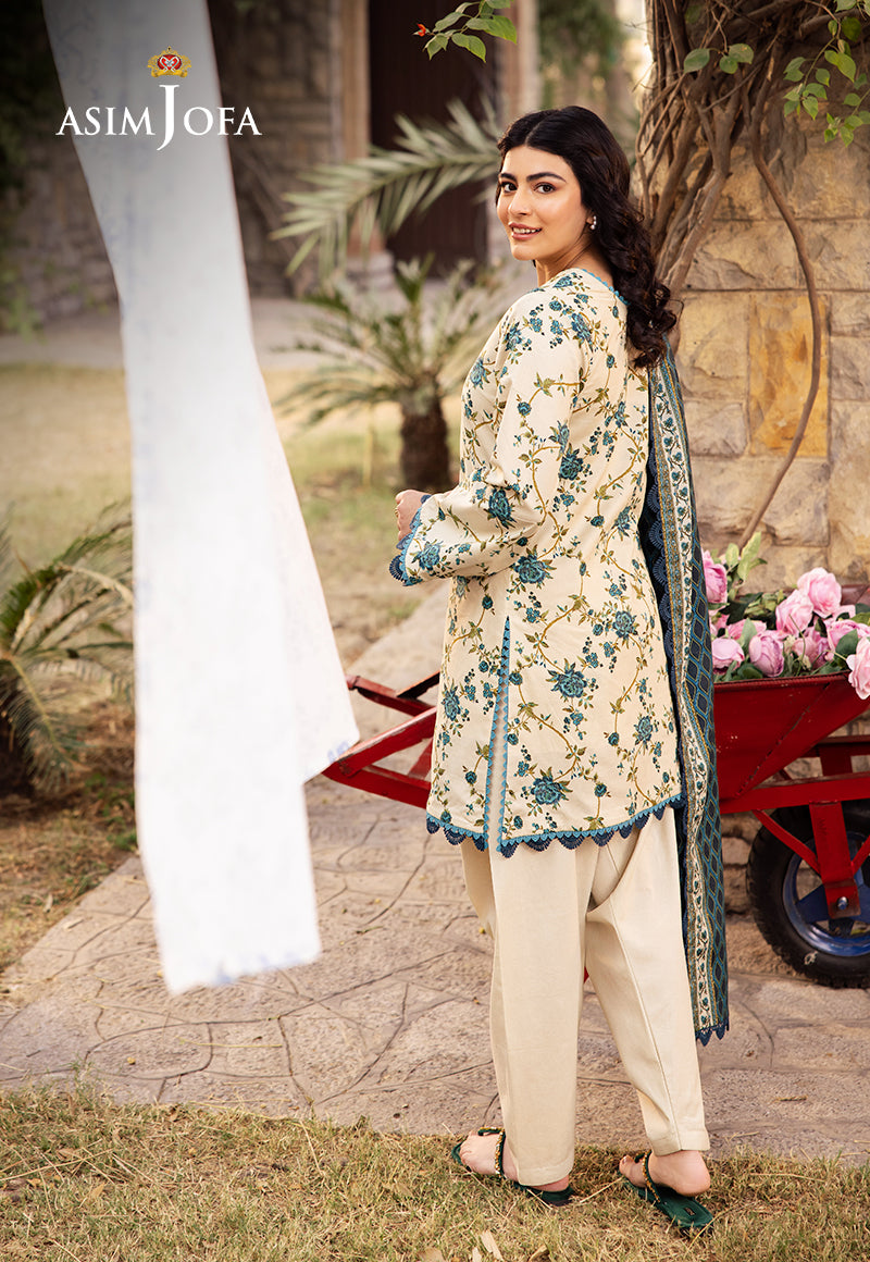 Asim Jofa | Prints Drop 2 | AJUBJ-34 by Asim Jofa - Designer Dress - Type: Ladies Clothes - Available at Libayah - 100% Original