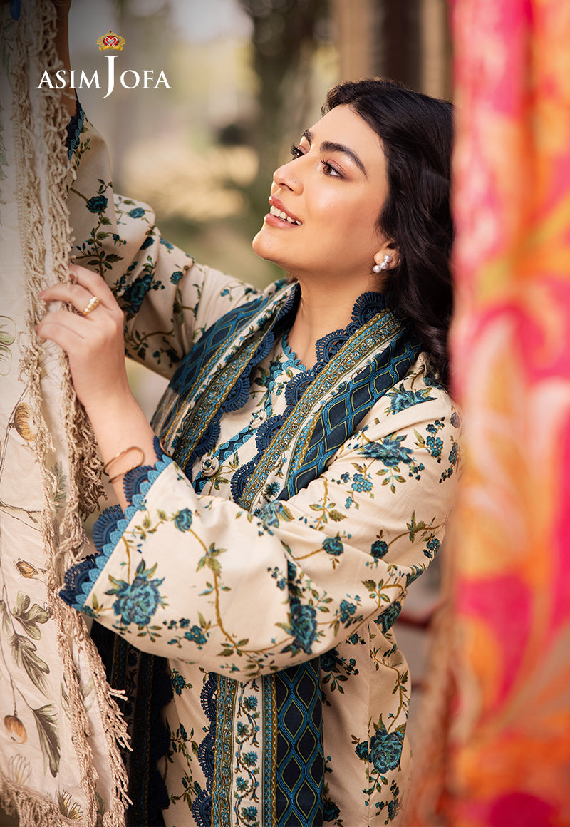 Asim Jofa | Prints Drop 2 | AJUBJ-34 by Asim Jofa - Designer Dress - Type: Ladies Clothes - Available at Libayah - 100% Original
