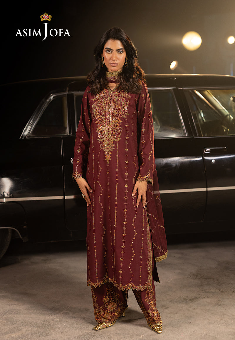 Asim Jofa | Luxury Festive Rejoice | AJLFF-04 by Asim Jofa - Designer Dress - Type: Ladies Clothes - Available at Libayah - 100% Original