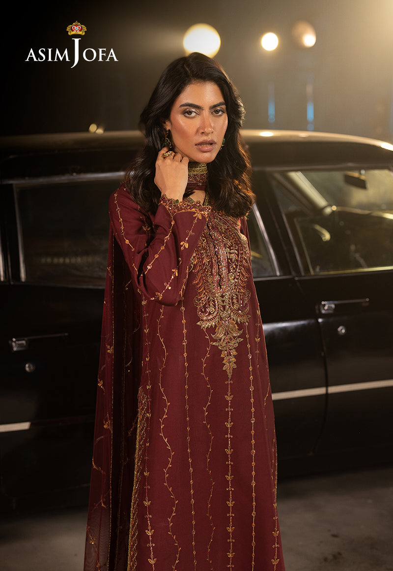 Asim Jofa | Luxury Festive Rejoice | AJLFF-04 by Asim Jofa - Designer Dress - Type: Ladies Clothes - Available at Libayah - 100% Original