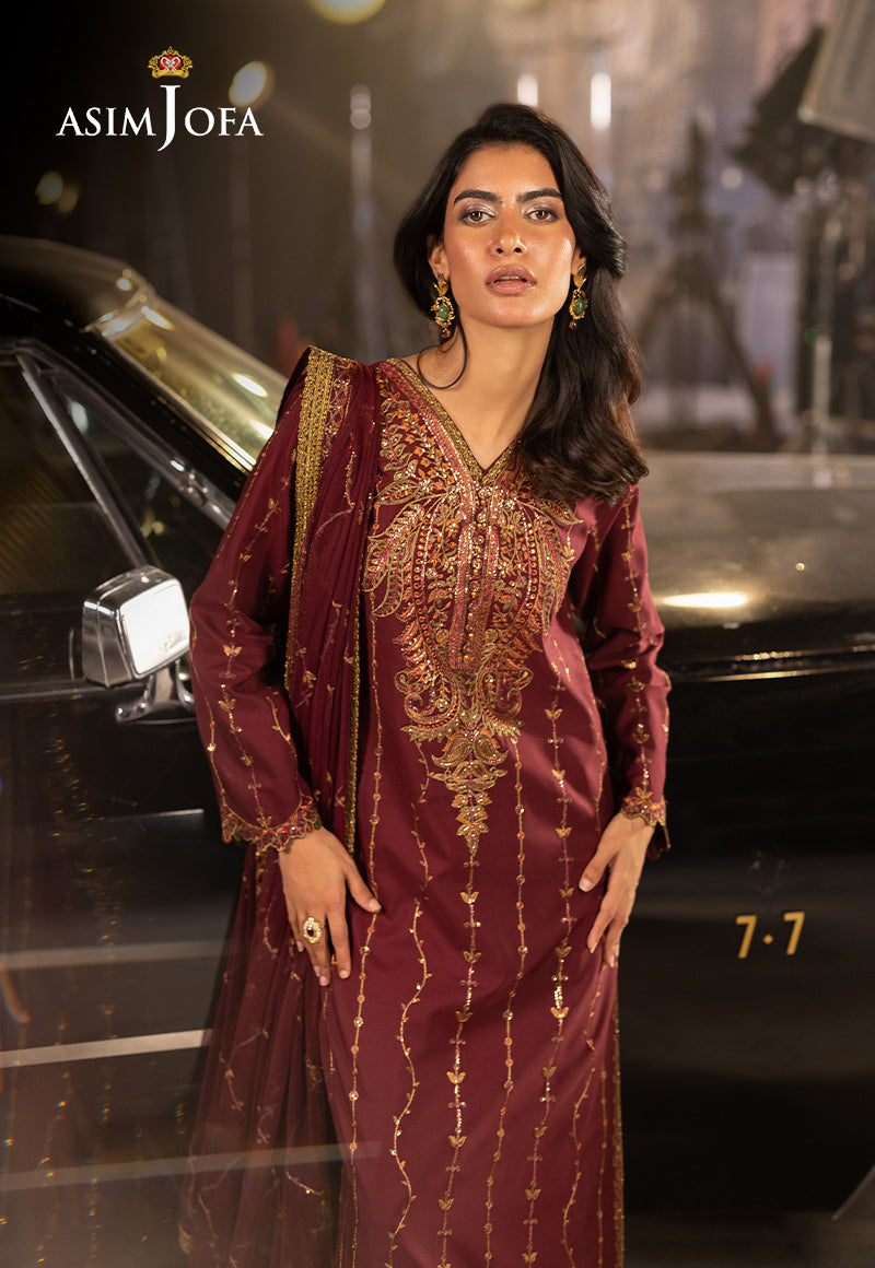 Asim Jofa | Luxury Festive Rejoice | AJLFF-04 by Asim Jofa - Designer Dress - Type: Ladies Clothes - Available at Libayah - 100% Original