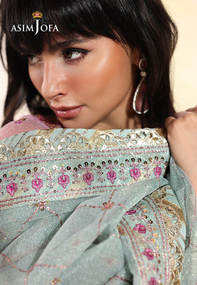 Asim Jofa | En Vogue | AJUEV-11 by Asim Jofa - Designer Dress  - Type : Ladies Clothes - Available at Libayah - 100% Original 