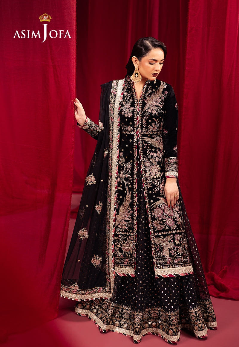Asim Jofa | Makhmal Formals | AJMV-01 by Asim Jofa - Designer Dress - Type: Ladies Clothes - Available at Libayah - 100% Original