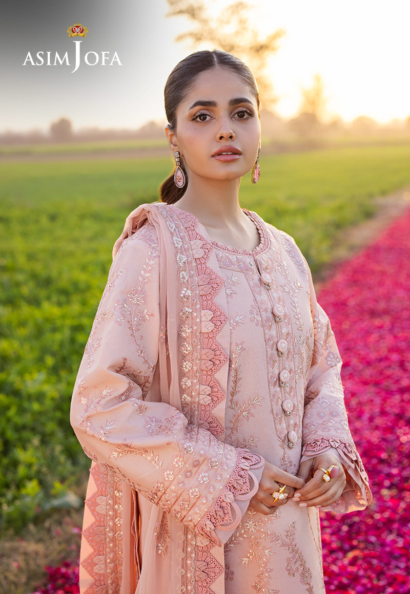 Asim Jofa | Luxury Lawn 25 | AJELL-15 by Asim Jofa - Designer Dress - Type: Ladies Clothes - Available at Libayah - 100% Original