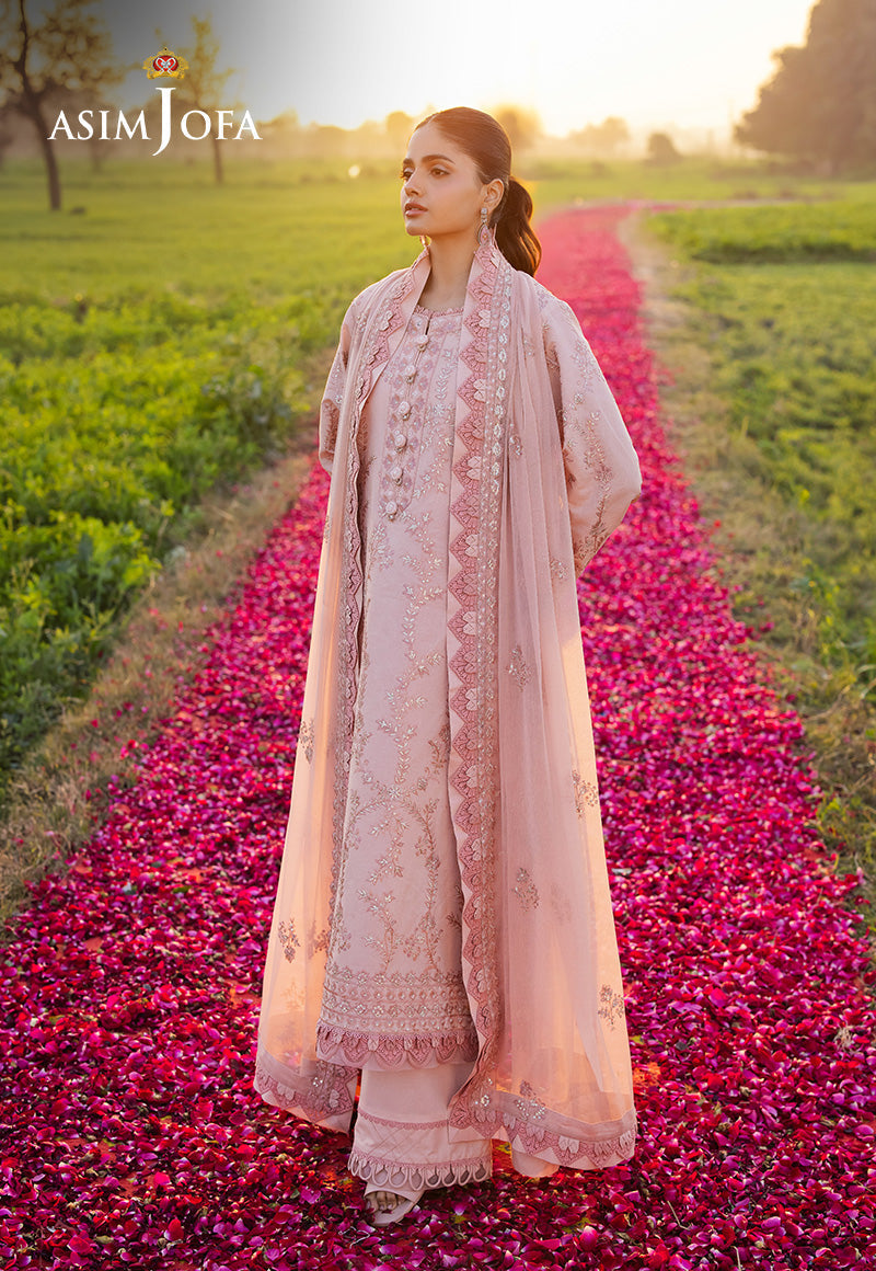 Asim Jofa | Luxury Lawn 25 | AJELL-15 by Asim Jofa - Designer Dress - Type: Ladies Clothes - Available at Libayah - 100% Original