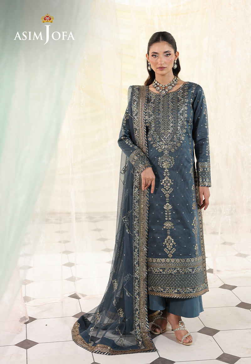 Asim Jofa | En Vogue | AJUEV-08 by Asim Jofa - Designer Dress  - Type : Ladies Clothes - Available at Libayah - 100% Original 