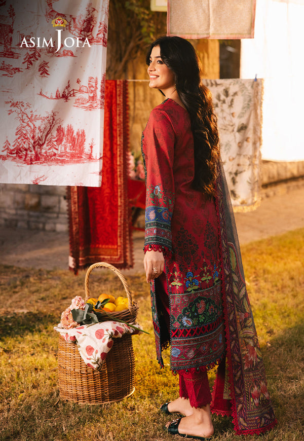 Asim Jofa | Prints Drop 2 | AJUBJ-06 by Asim Jofa - Designer Dress - Type: Ladies Clothes - Available at Libayah - 100% Original