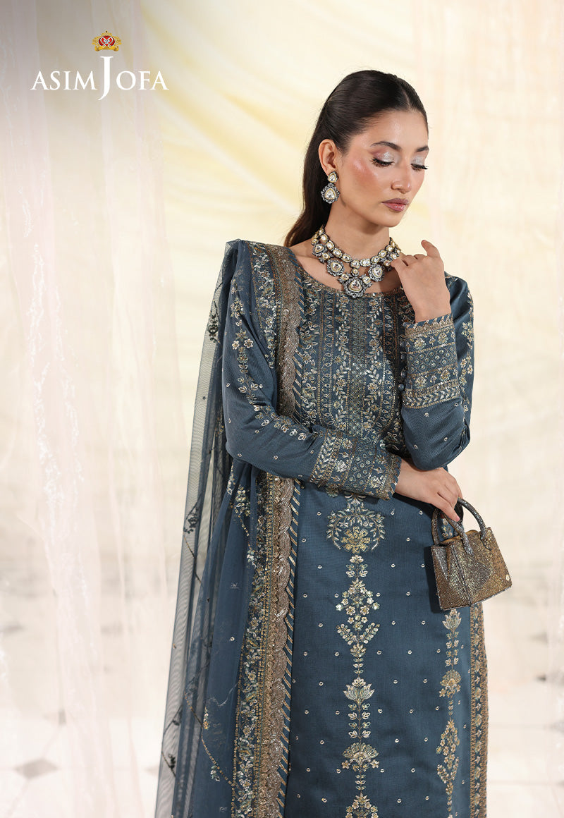 Asim Jofa | En Vogue | AJUEV-08 by Asim Jofa - Designer Dress  - Type : Ladies Clothes - Available at Libayah - 100% Original 