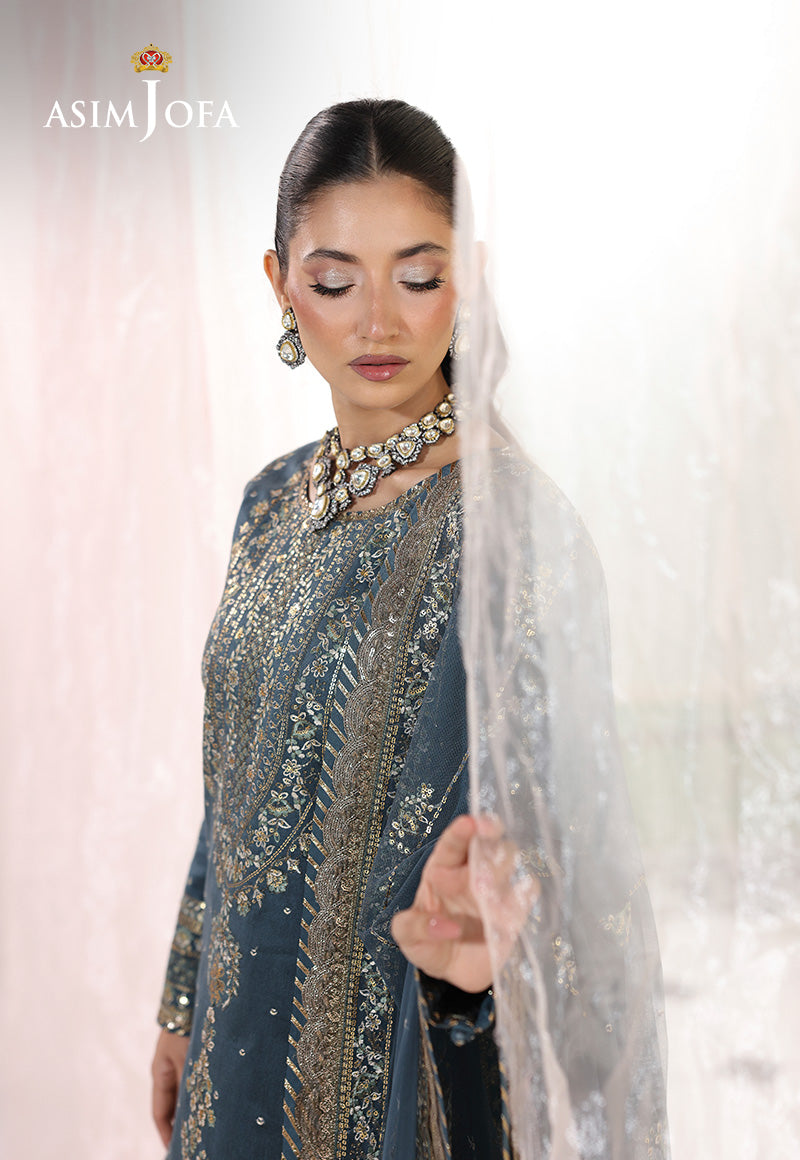 Asim Jofa | En Vogue | AJUEV-08 by Asim Jofa - Designer Dress  - Type : Ladies Clothes - Available at Libayah - 100% Original 