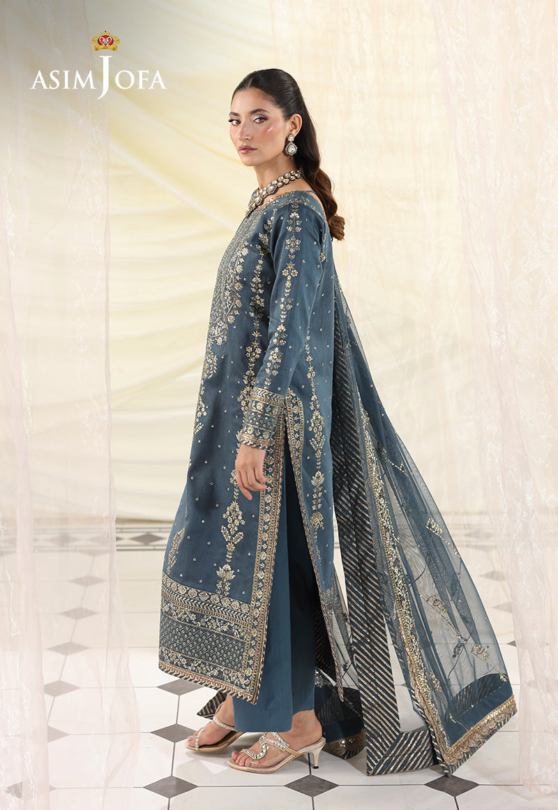 Asim Jofa | En Vogue | AJUEV-08 by Asim Jofa - Designer Dress  - Type : Ladies Clothes - Available at Libayah - 100% Original 