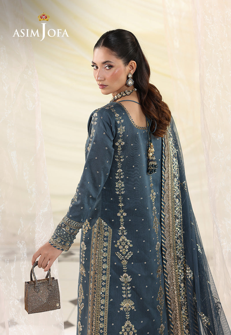 Asim Jofa | En Vogue | AJUEV-08 by Asim Jofa - Designer Dress  - Type : Ladies Clothes - Available at Libayah - 100% Original 