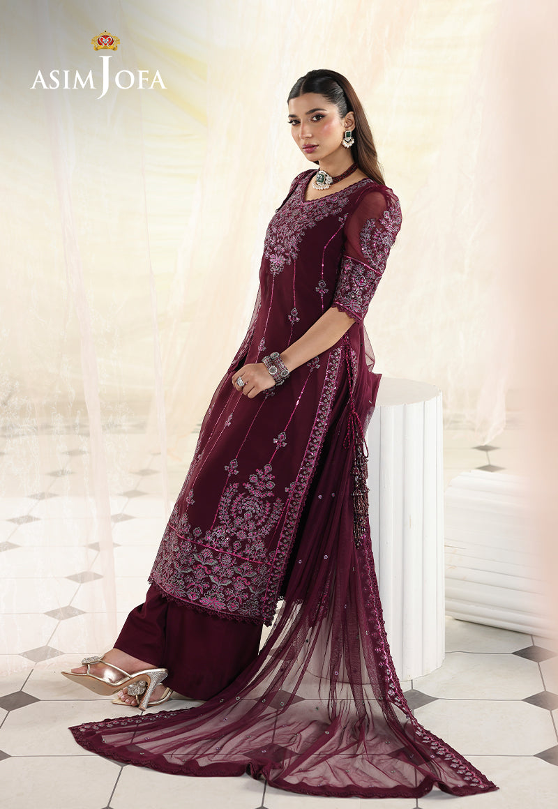 Asim Jofa | En Vogue | AJUEV-04 by Asim Jofa - Designer Dress  - Type : Ladies Clothes - Available at Libayah - 100% Original 