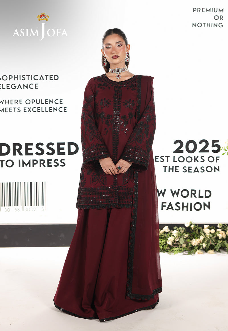 Asim Jofa | En Vogue | AJUEV-05 by Asim Jofa - Designer Dress  - Type : Ladies Clothes - Available at Libayah - 100% Original 