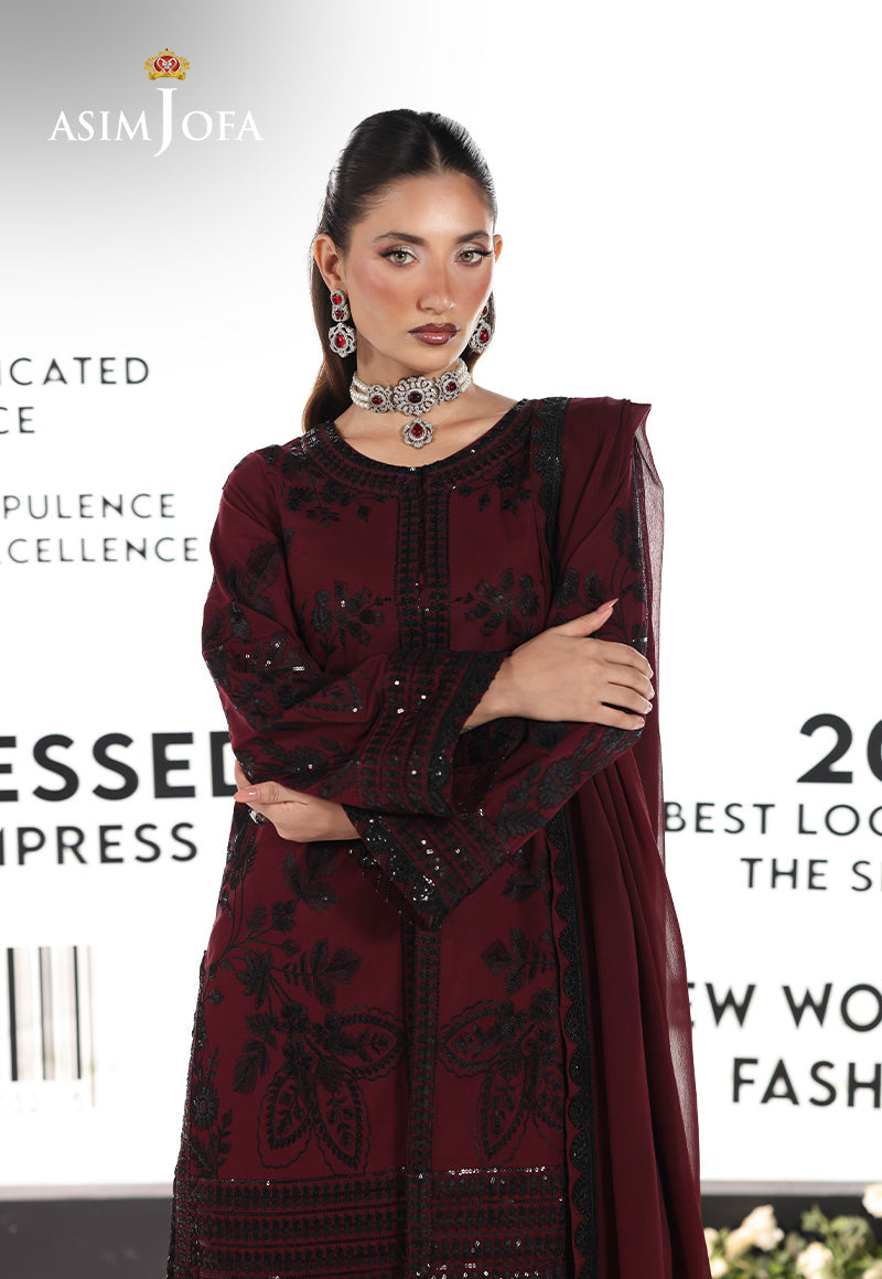 Asim Jofa | En Vogue | AJUEV-05 by Asim Jofa - Designer Dress  - Type : Ladies Clothes - Available at Libayah - 100% Original 