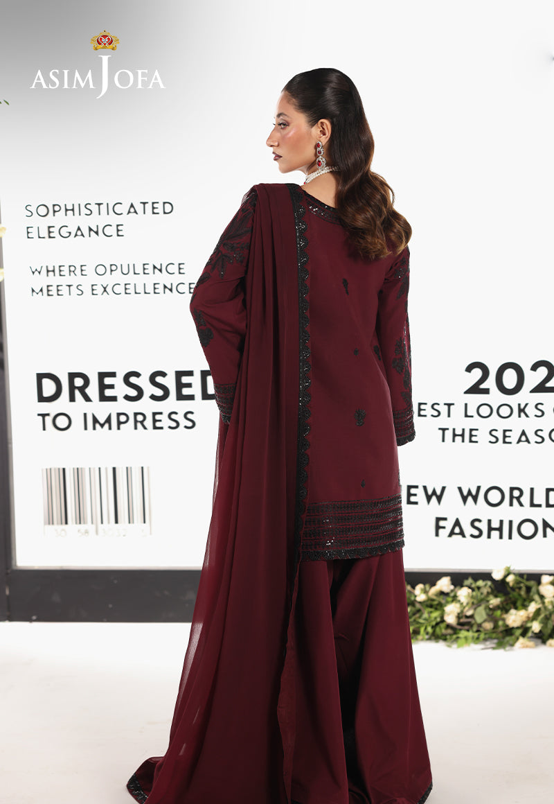 Asim Jofa | En Vogue | AJUEV-05 by Asim Jofa - Designer Dress  - Type : Ladies Clothes - Available at Libayah - 100% Original 