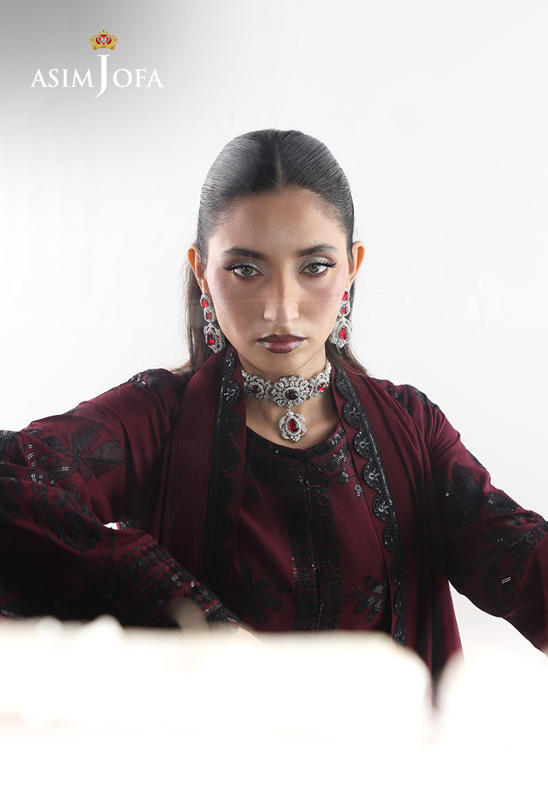 Asim Jofa | En Vogue | AJUEV-05 by Asim Jofa - Designer Dress  - Type : Ladies Clothes - Available at Libayah - 100% Original 