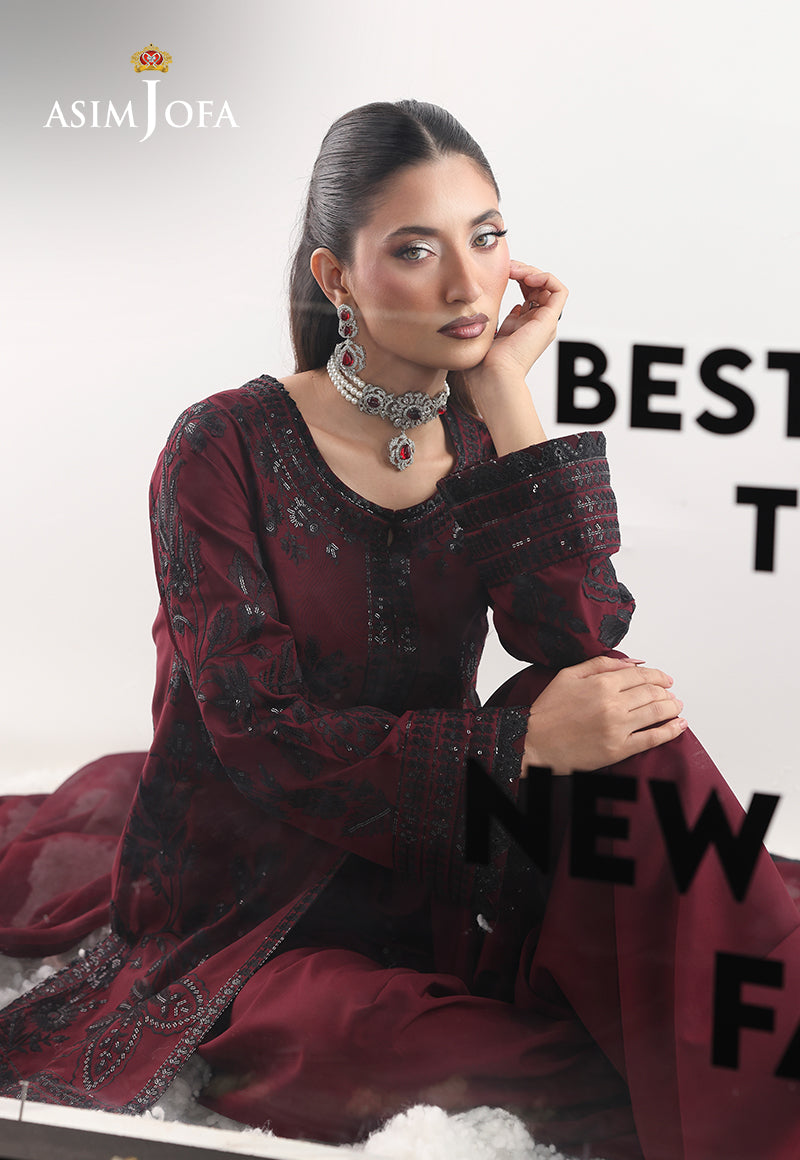 Asim Jofa | En Vogue | AJUEV-05 by Asim Jofa - Designer Dress  - Type : Ladies Clothes - Available at Libayah - 100% Original 