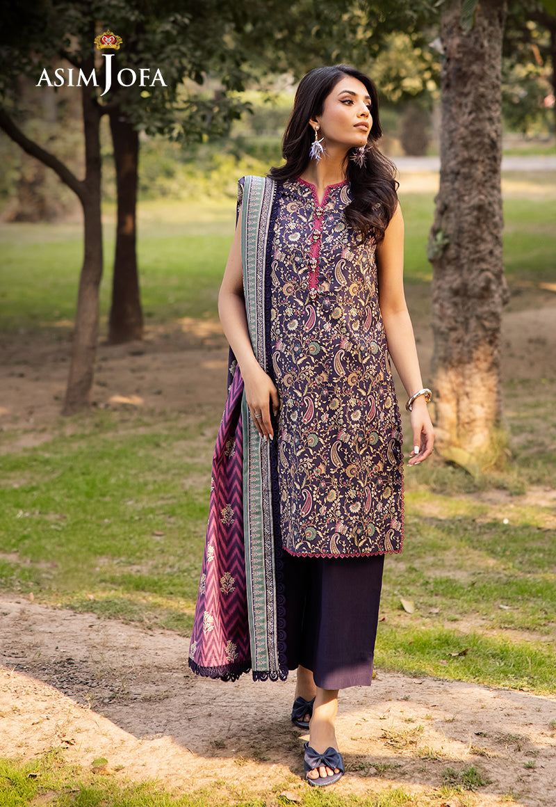 Asim Jofa | Prints Drop 2 | AJUBJ-30 by Asim Jofa - Designer Dress - Type: Ladies Clothes - Available at Libayah - 100% Original