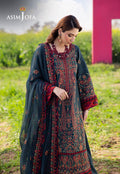 Asim Jofa | Luxury Lawn 25 | AJELL-04 by Asim Jofa - Designer Dress - Type: Ladies Clothes - Available at Libayah - 100% Original