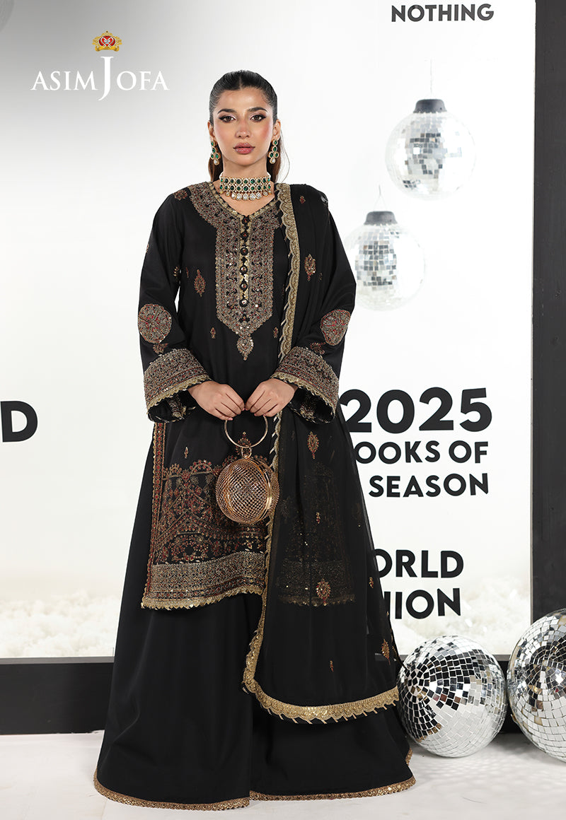 Asim Jofa | En Vogue |AJUEV-18 by Asim Jofa - Designer Dress  - Type : Ladies Clothes - Available at Libayah - 100% Original 