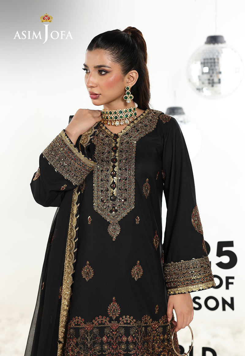 Asim Jofa | En Vogue |AJUEV-18 by Asim Jofa - Designer Dress  - Type : Ladies Clothes - Available at Libayah - 100% Original 