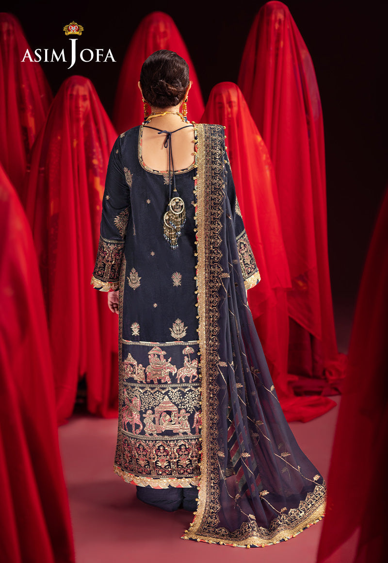 Asim Jofa | Makhmal Formals | AJMV-11 by Asim Jofa - Designer Dress - Type: Ladies Clothes - Available at Libayah - 100% Original