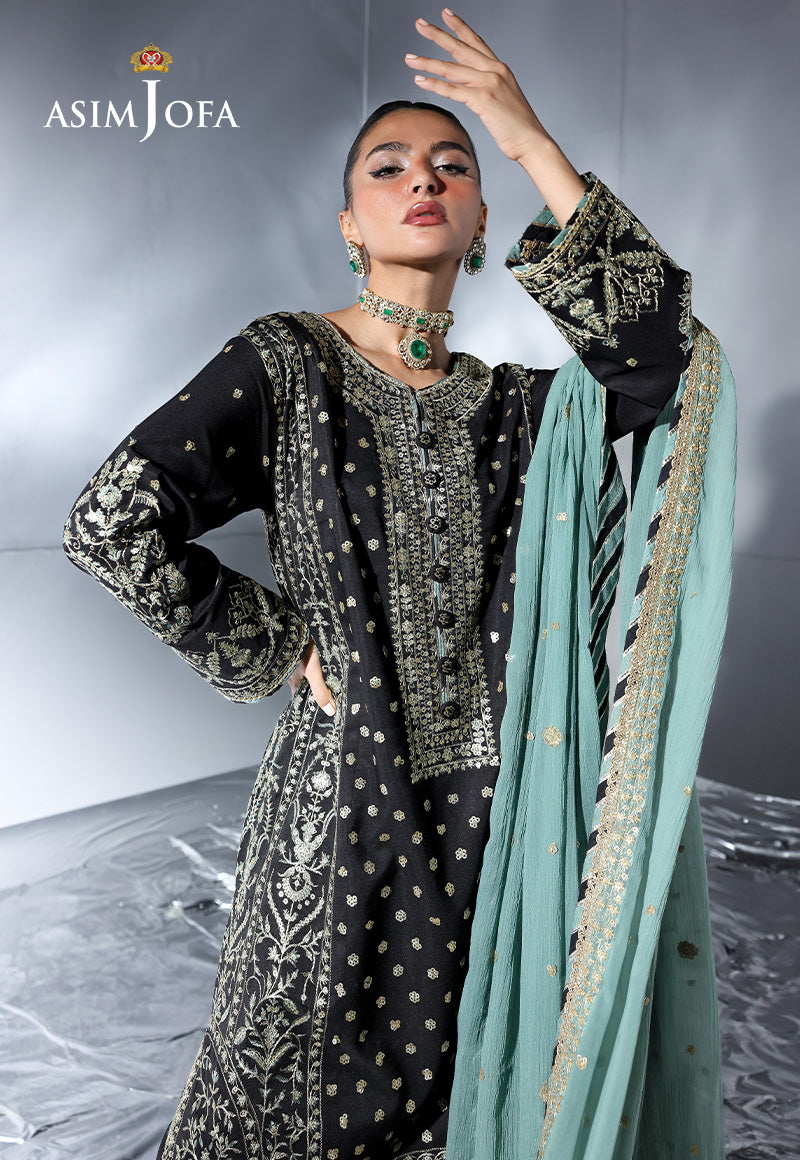 Asim Jofa | En Vogue | AJUEV-13 by Asim Jofa - Designer Dress  - Type : Ladies Clothes - Available at Libayah - 100% Original 