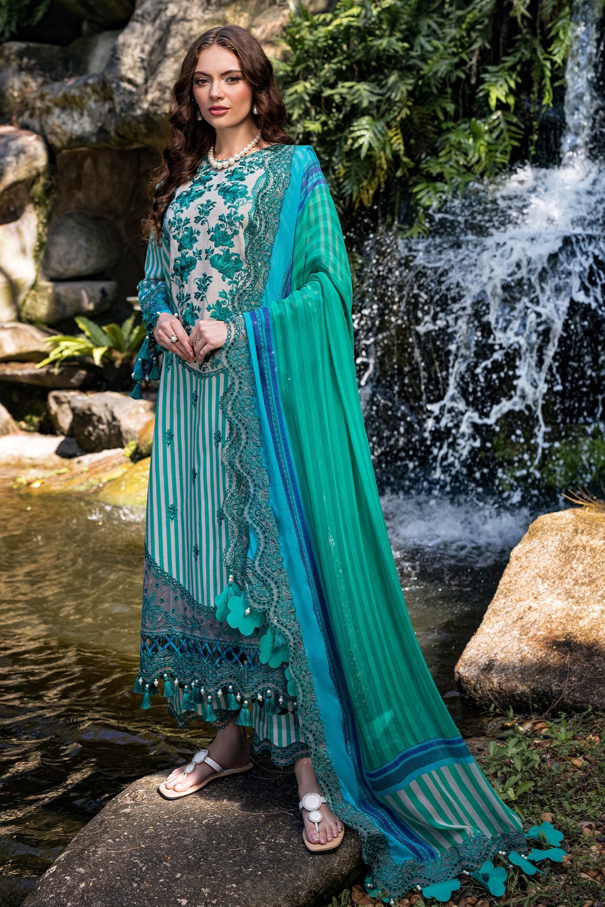 Charizma | Naranji Lawn | CN5-01 by Charizma - Designer Dress - Type: Ladies Clothes - Available at Libayah - 100% Original