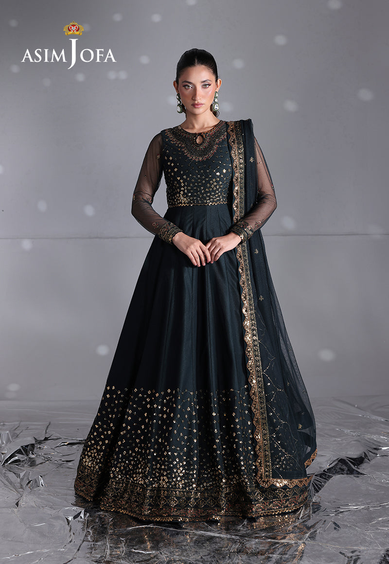 Asim Jofa | En Vogue |AJUEV-16 by Asim Jofa - Designer Dress  - Type : Ladies Clothes - Available at Libayah - 100% Original 