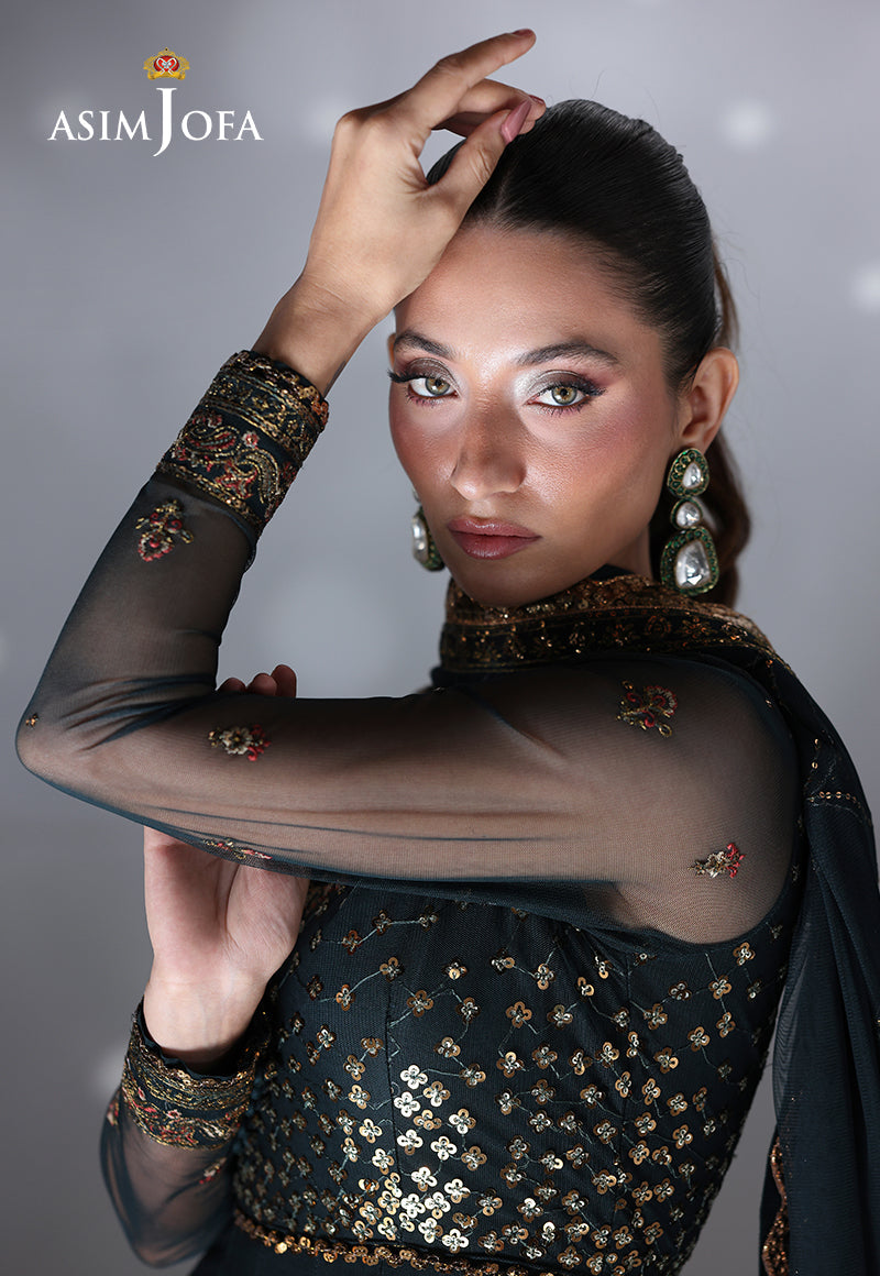 Asim Jofa | En Vogue |AJUEV-16 by Asim Jofa - Designer Dress  - Type : Ladies Clothes - Available at Libayah - 100% Original 